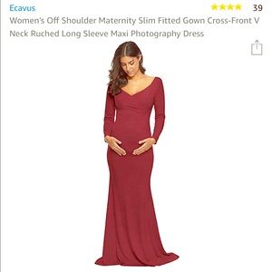 Maternity photo shoot dress